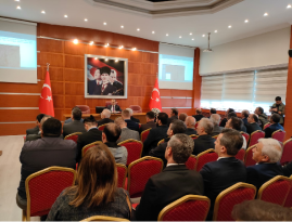 GÜMÜŞHANE İL EKONOMİ VE SANAYİ ve TEKNOLOJİ İŞ BİRLİĞİ KURULU (SANTEK) TOPLANTISI YAPILDI