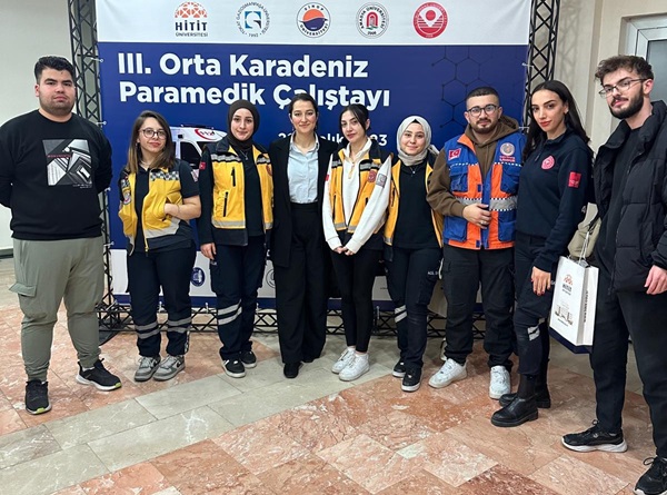 Gümüşhane Üniversitesi Öğrencileri Çorum’da Paramedik Çalıştayı’na katıldı