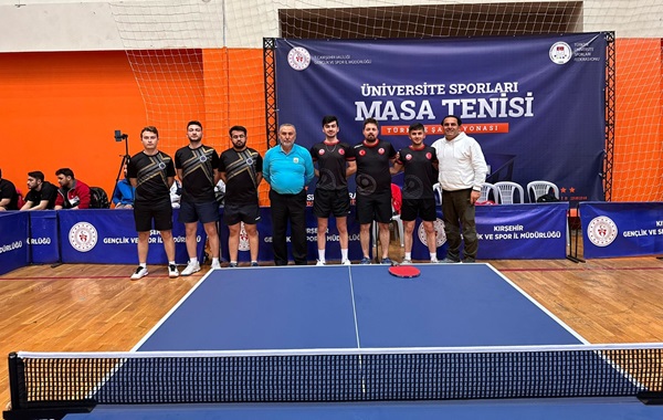 Gümüşhane Üniversitesi Masa Tenisi Takımı Süper Lige Yükseldi