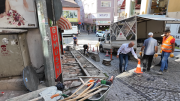 Gümüşhane Belediyesi şehir genelinde üstyapı çalışmalarına hız verdi