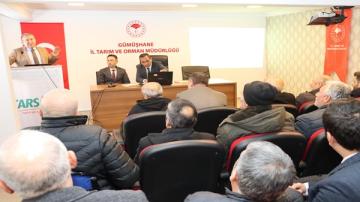 Gümüşhane’de devlet destekli tarım sigortaları anlatıldı