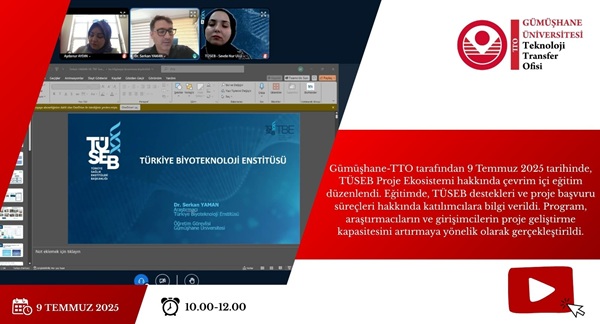 Gümüşhane Üniversitesi’nde Araştırmacılara ve Girişimcilere Yeni Ufuklar