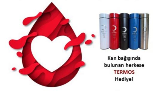 Gümüşhane’de kan bağışında bulunan herkese termos hediye edilecek