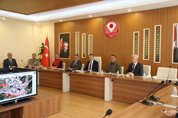Gümüşhane Üniversitesinde Huzur ve Güveni Artırma İl Komisyonu Toplantısı Gerçekleştirildi